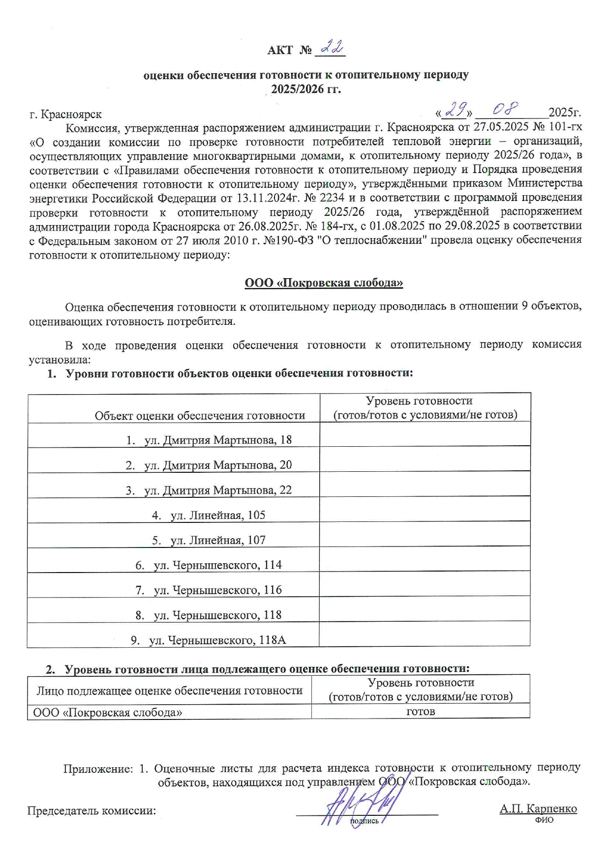 Получили важнейший документ – паспорт готовности к зиме 2025-2026гг. изображение 1